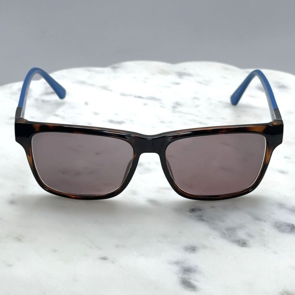 Guess GU00004 52F Brown Tortoise Plastic Square Sunglasses Frames Only 58-16-145